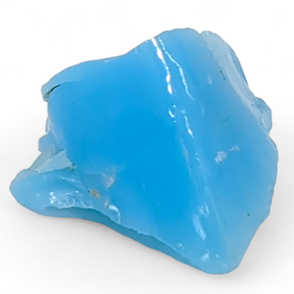 Satin Blue Art Glass Cullet Glowing Manganese #4GS36 - Picture 3 of 7